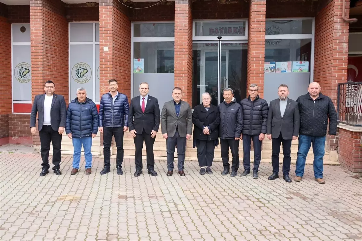Vali Sözer, Bayırköy Belediye Başkanı Dilsiz\'i Ziyaret Etti