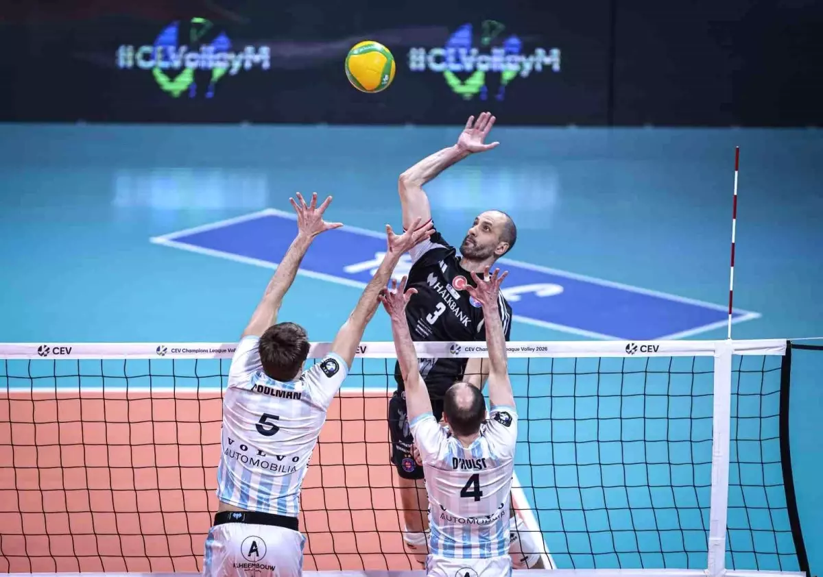Halkbank, Knack Roeselare\'ye 3-2 Yenildi