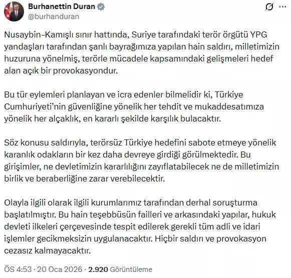 Hain saldırı sonrası şanlı Türk bayrağının tekrar göndere çekildiği anlar