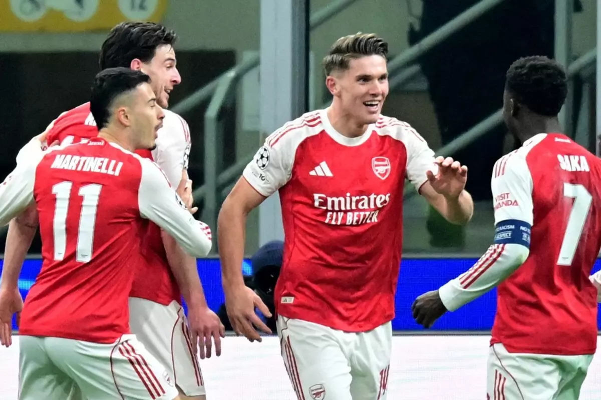 Inter\'i deplasmanda yenen Arsenal 7\'de 7 yaptı