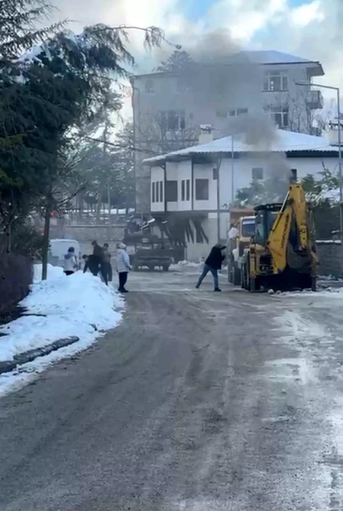 Safranbolu\'da İlginç Yangın Müdahalesi