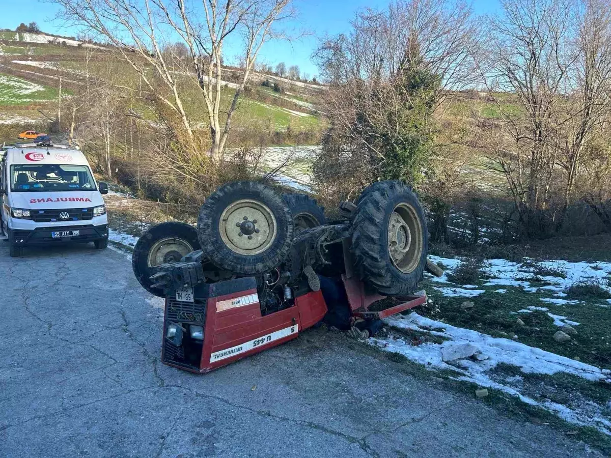 Samsun\'da Traktör Kazası: 1 Ölü