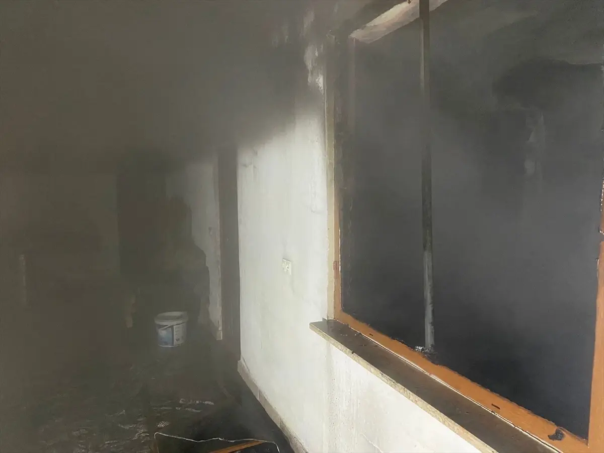 Niksar\'da Ev Yangını