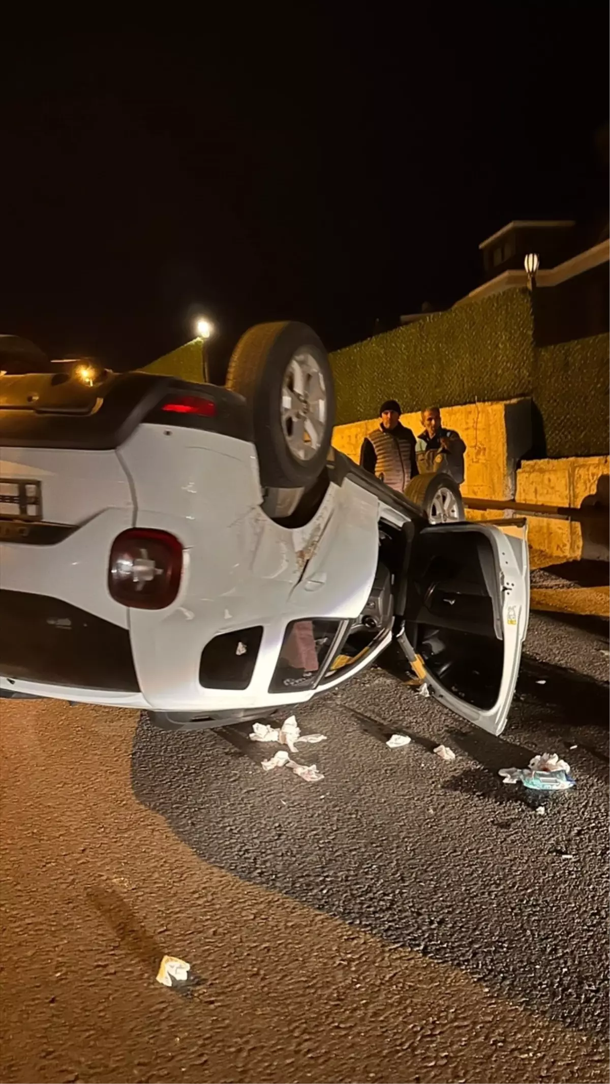 Alanya\'da Takla Atan Araçta 1 Yaralı