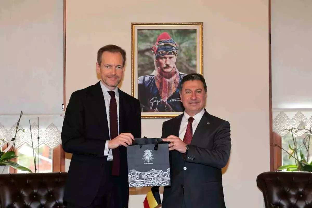 Başkan Aras Belçika Krallığı Ankara Büyükelçisini ağırladı