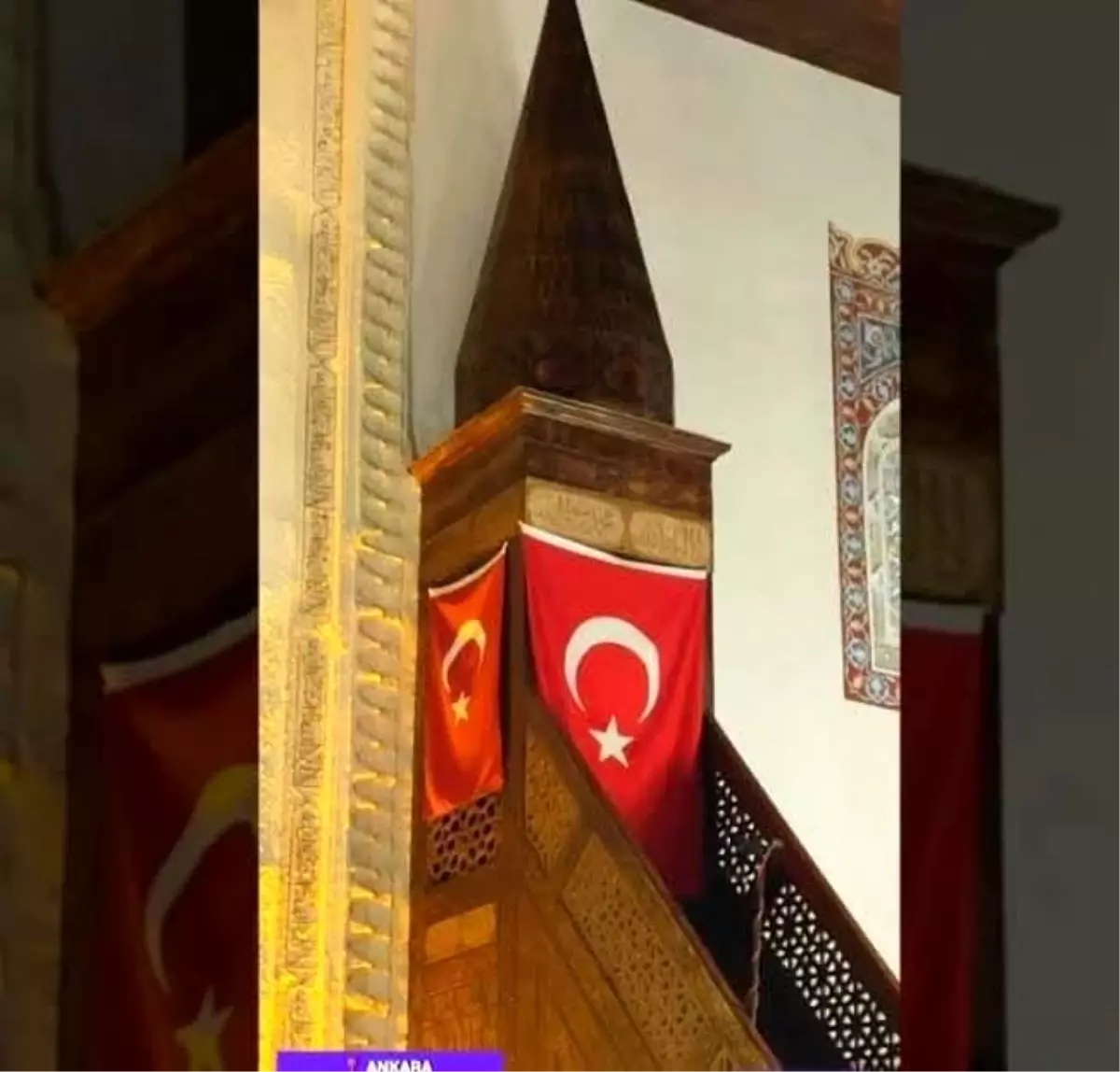 Cuma hutbesinde \'Minberler bayrakla süslensin\' teklifi