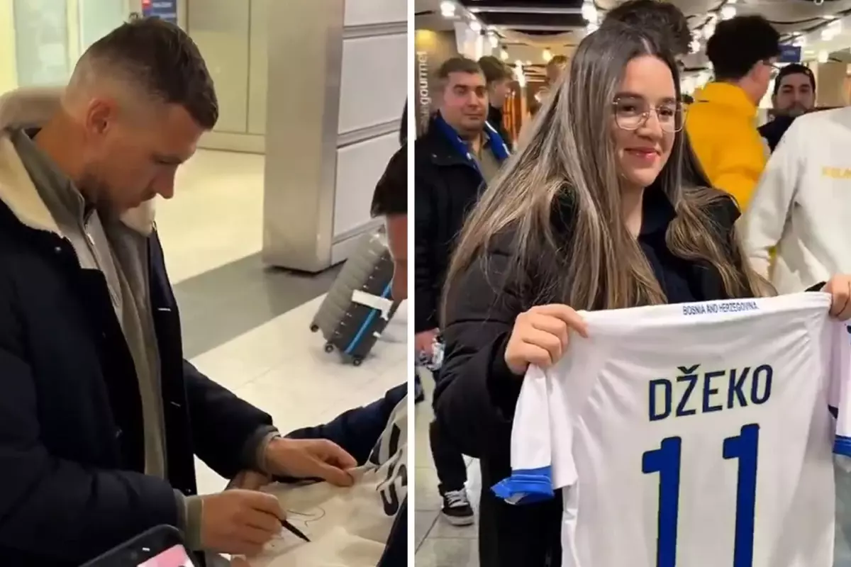 Dzeko\'dan Fener taraftarını duygulandıran hareket