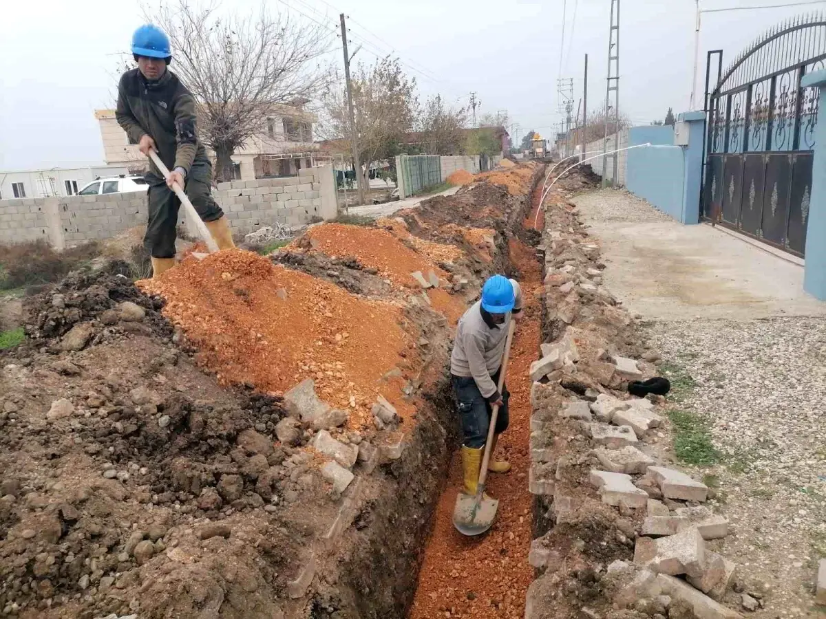 HATSU, Kazkeli Mahallesi\'nde 30 yıllık içme suyu hattını yeniledi