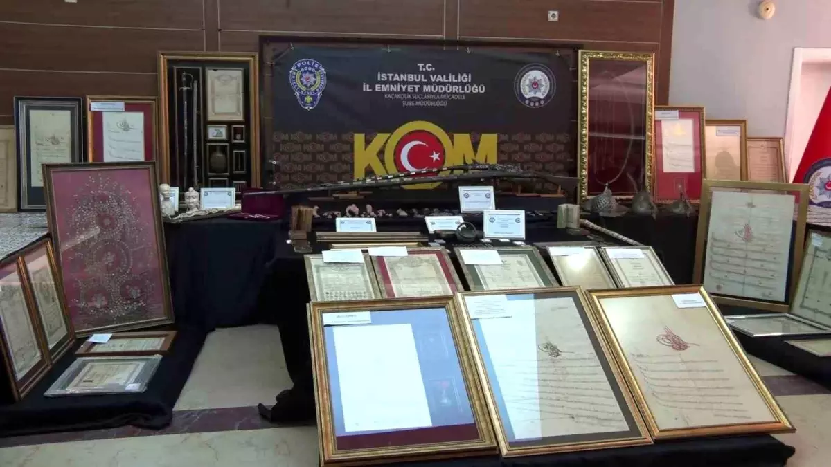 Tarihi Eser Kaçakçılığına Operasyon