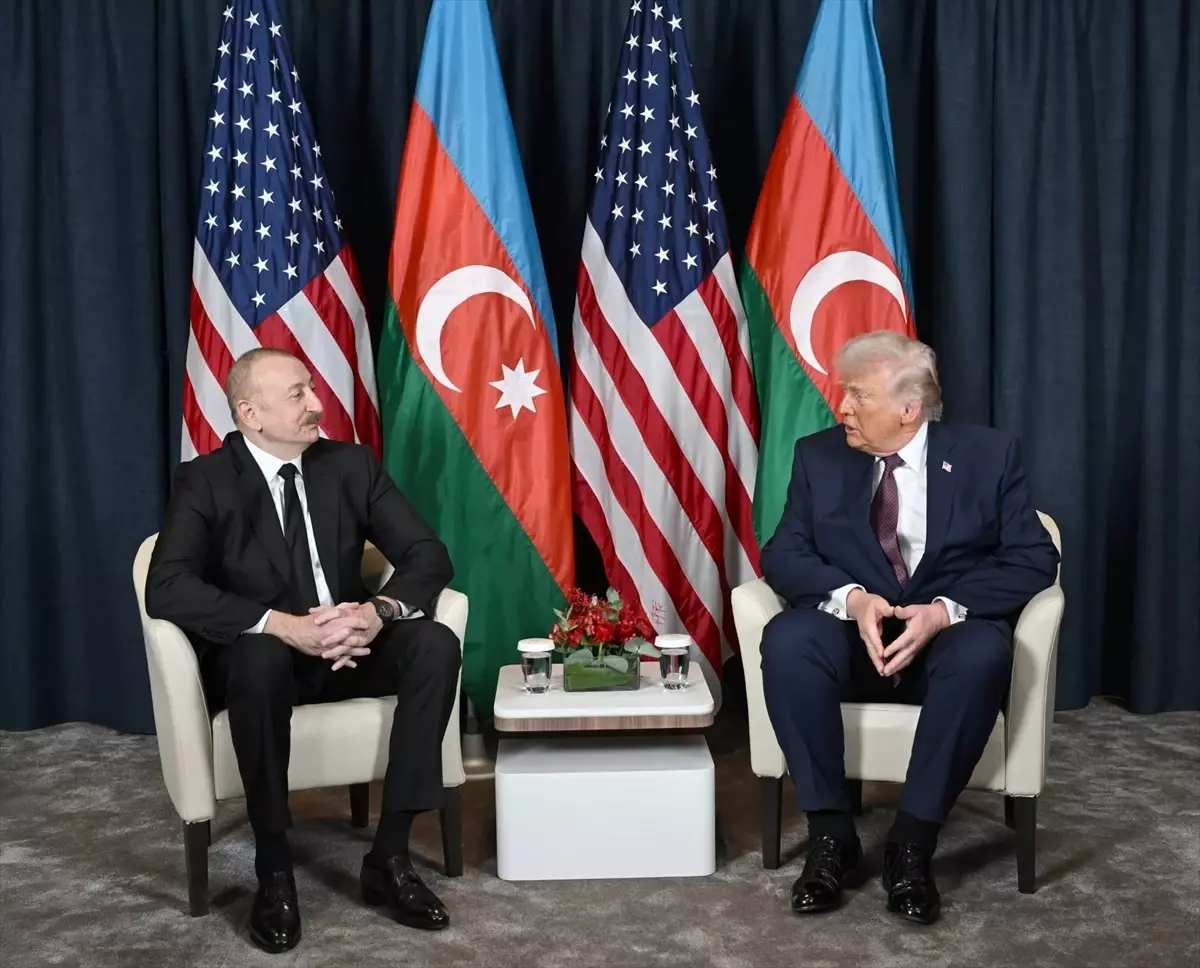 Aliyev ve Trump Davos\'ta Görüştü