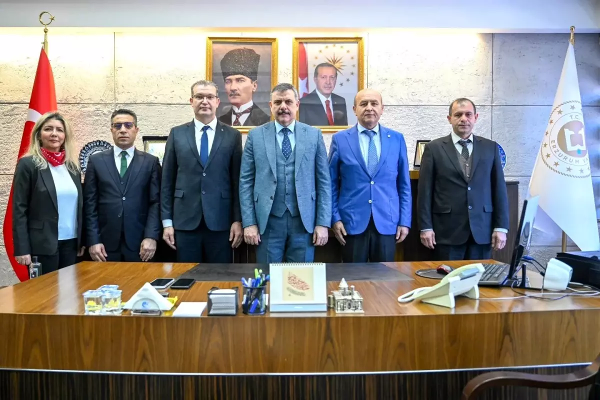 TSKGV Erzurum Temsilcisi Vali\'yi Ziyaret Etti