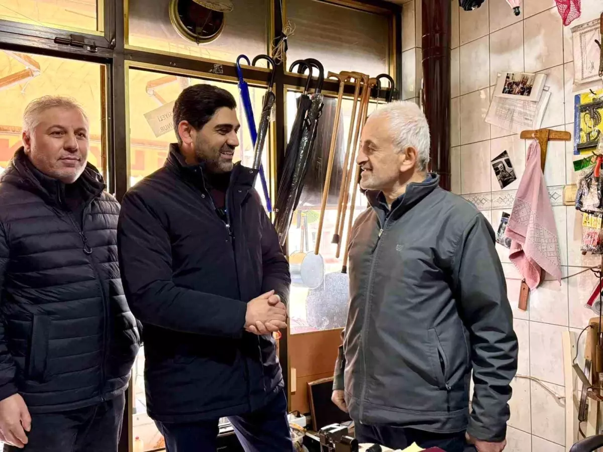 AK Parti teşkilatından esnaf ziyareti