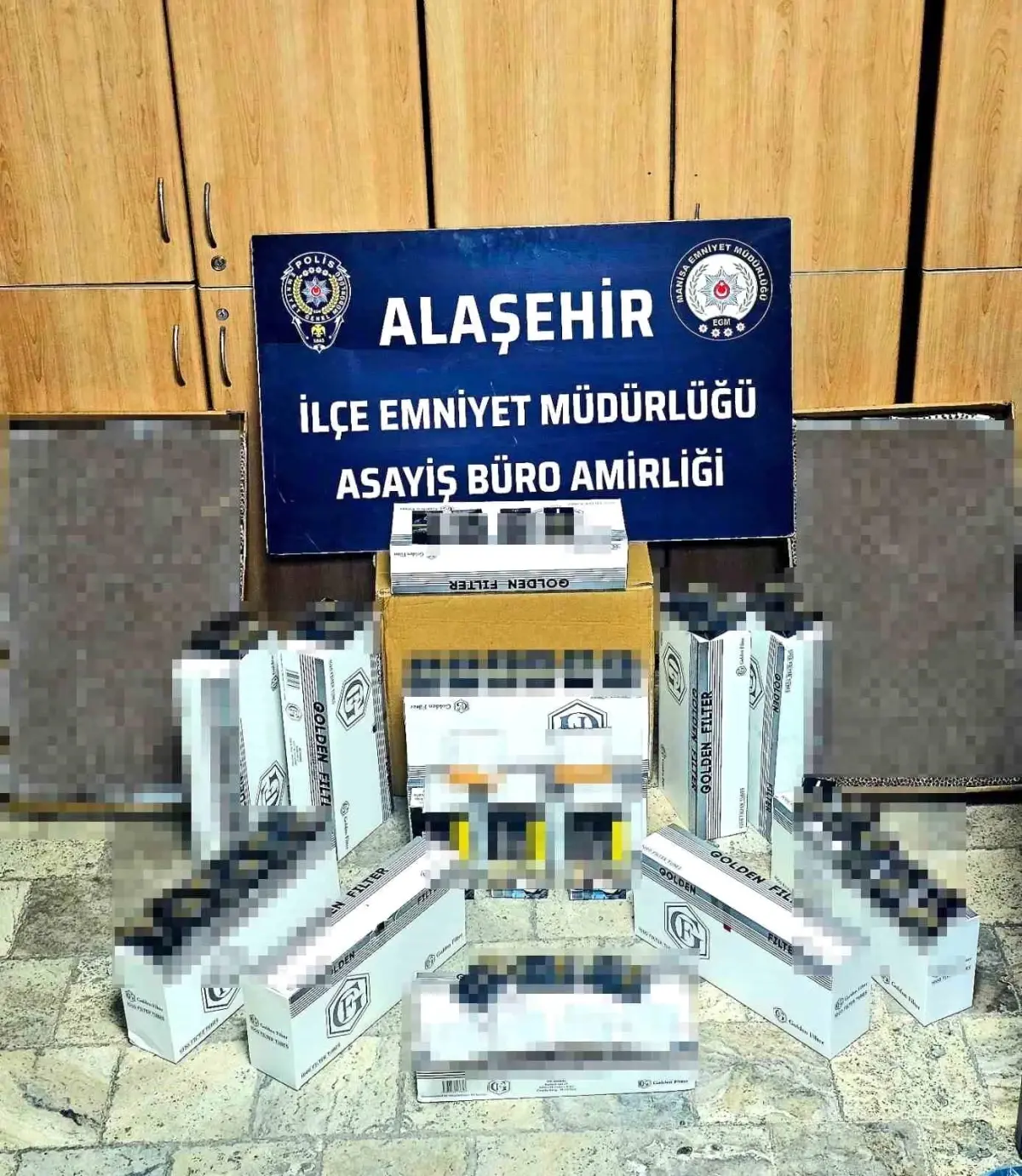 Alaşehir\'de Kaçak Makaron Operasyonu