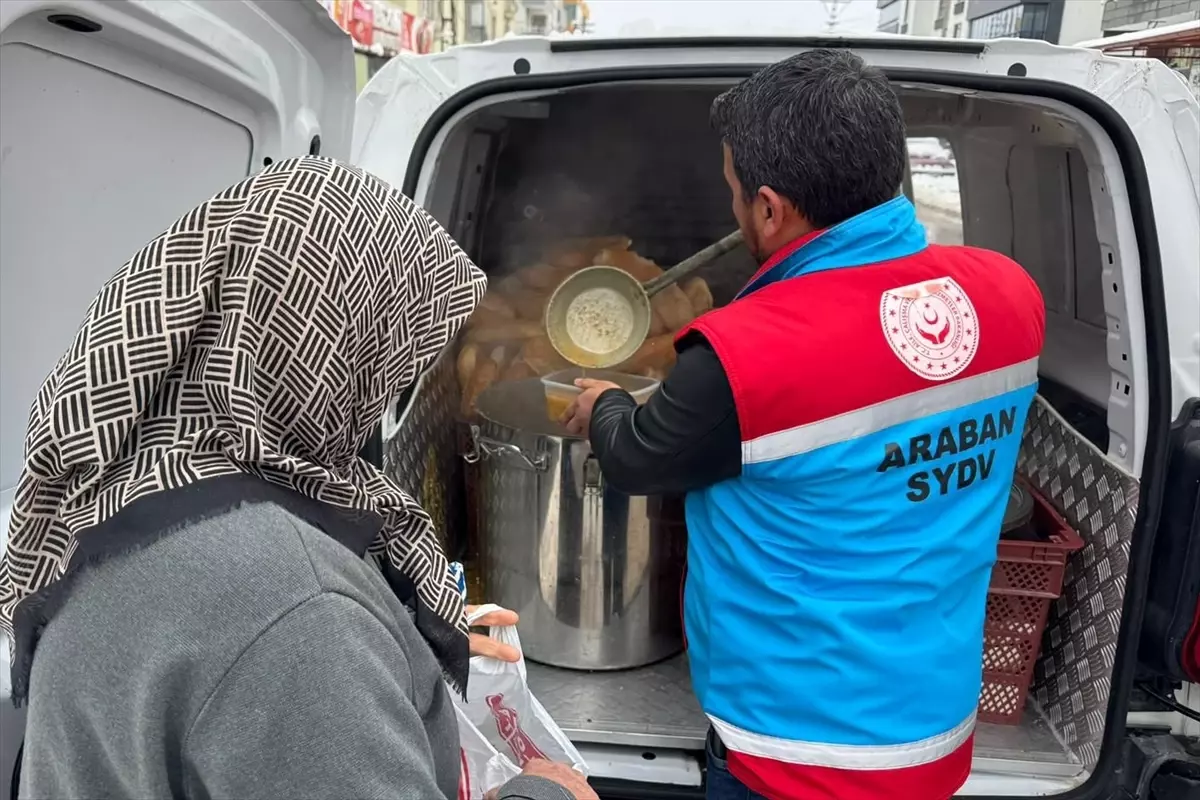 Araban\'da 500 ihtiyaç sahibine yemek ulaştırıldı