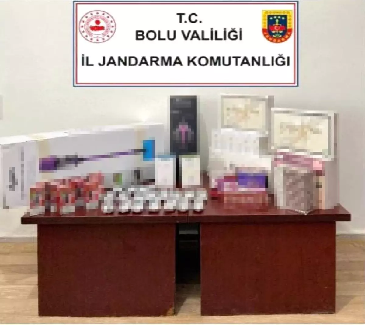 Bolu\'da Kaçak Ürün Operasyonu