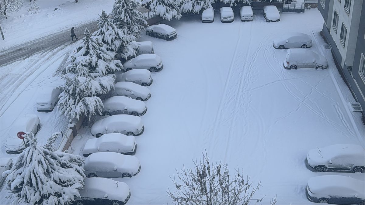 Gaziantep\'te Kar Yağışı Etkili Oluyor
