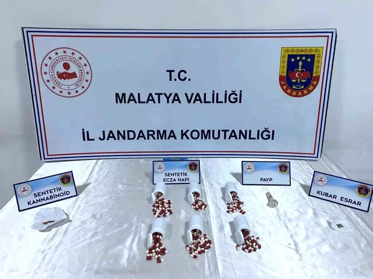 Malatya\'da Uyuşturucu Operasyonu: 1627 Hap Ele Geçirildi
