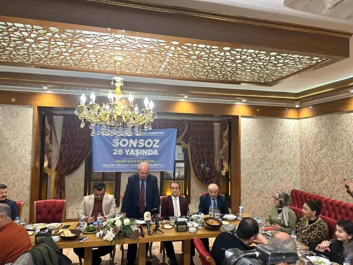 Sonsöz Gazetesi 26. Yaşını Kutladı