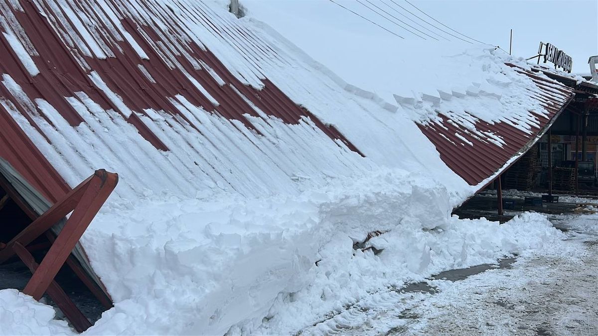 Sivas\'ta Sebze Halinde Çatı Çöktü