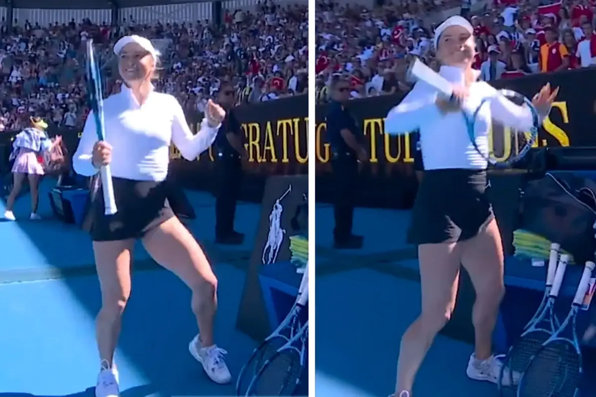 Zeynep Sönmez\'i eleyen Yulia Putintseva\'nın sevinci olay oldu