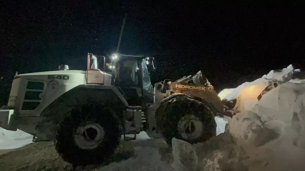 Yüksekova\'da Kar Mağdurları Kurtarıldı