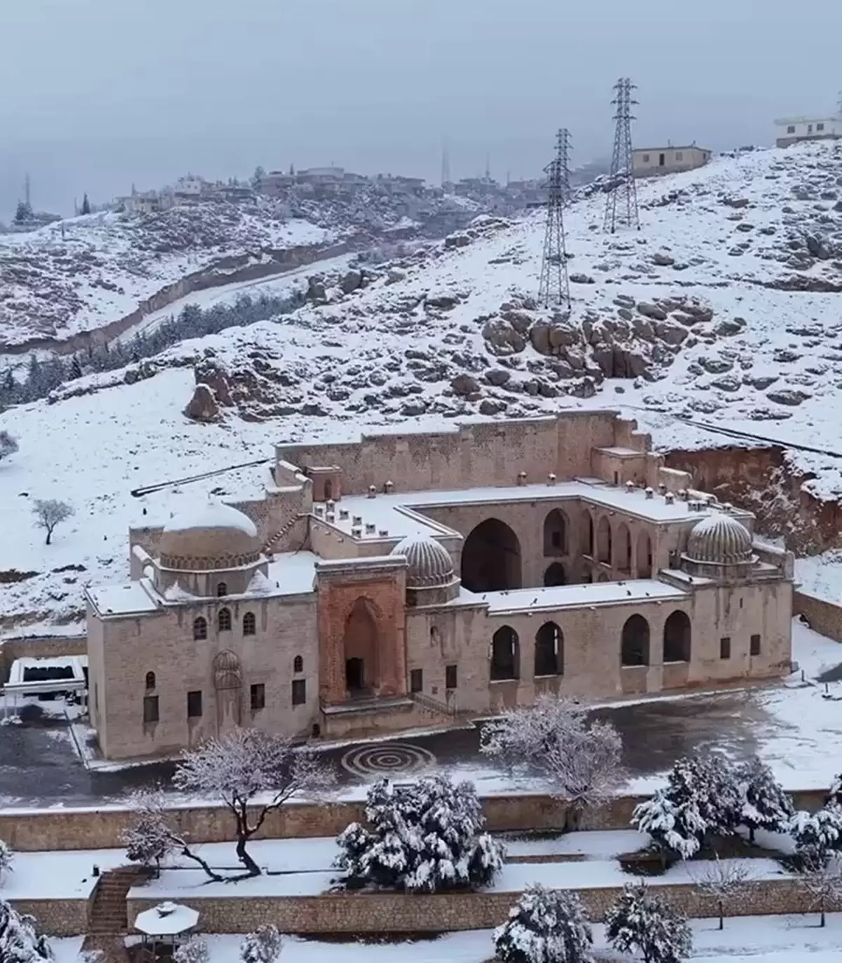 Kasımiye Medresesi Karla Kaplandı