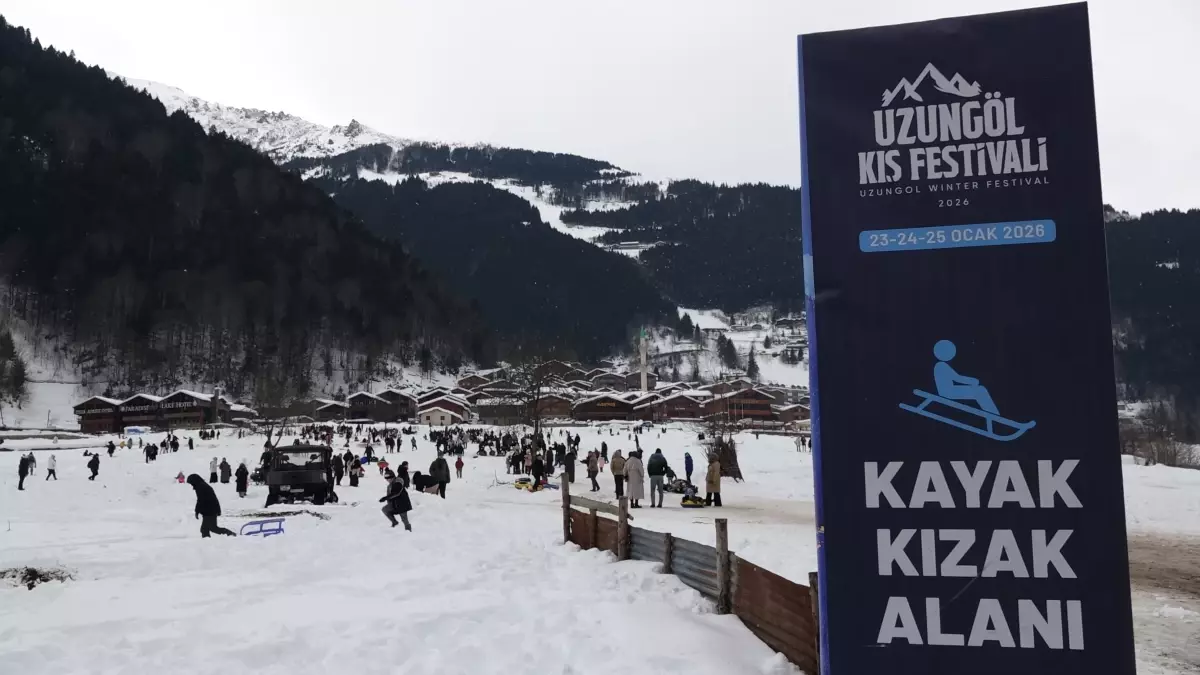 Uzungöl Kış Festivali Renkli Görüntülere Sahne Oldu