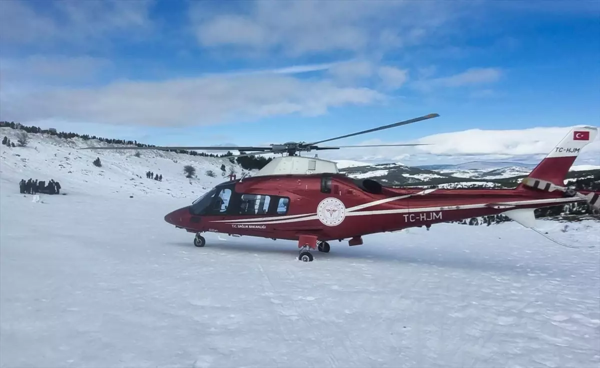 Kayak Merkezinde Kaza: Genç Yaralandı