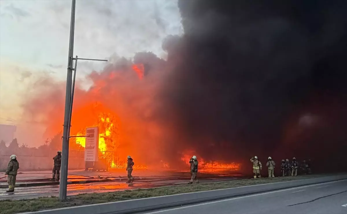 Büyükçekmece\'de Yangın