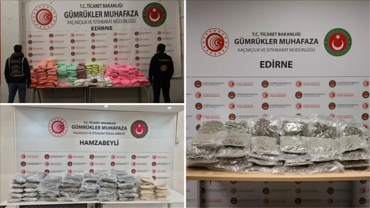 Gümrükler Muhafaza ekipleri zehir tacirlerine göz açtırmadı