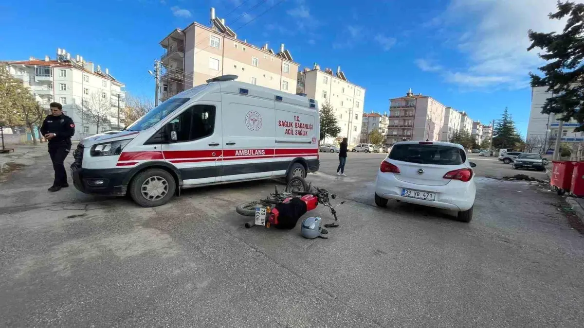 Karaman\'da Motosiklet Kazası: Sürücü Yaralanmadı