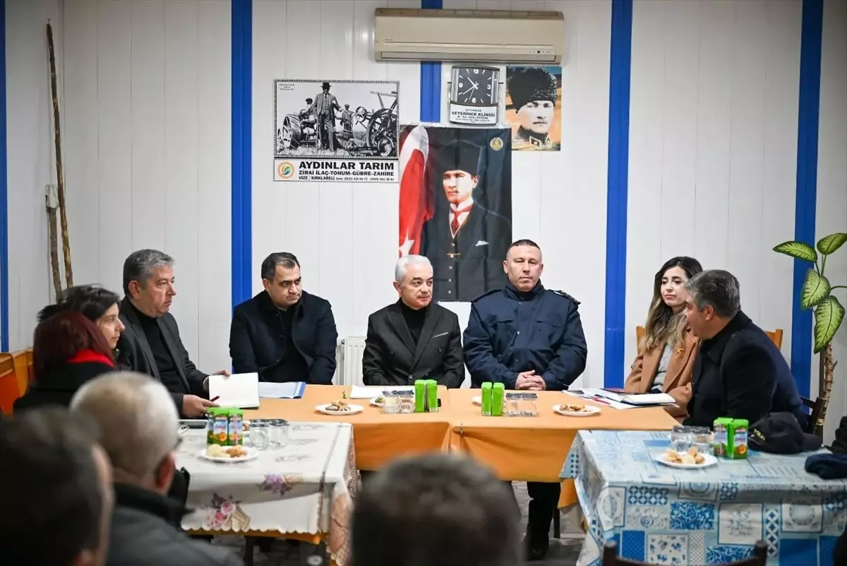 Vali Turan\'dan Pazarlı Köyü Ziyareti