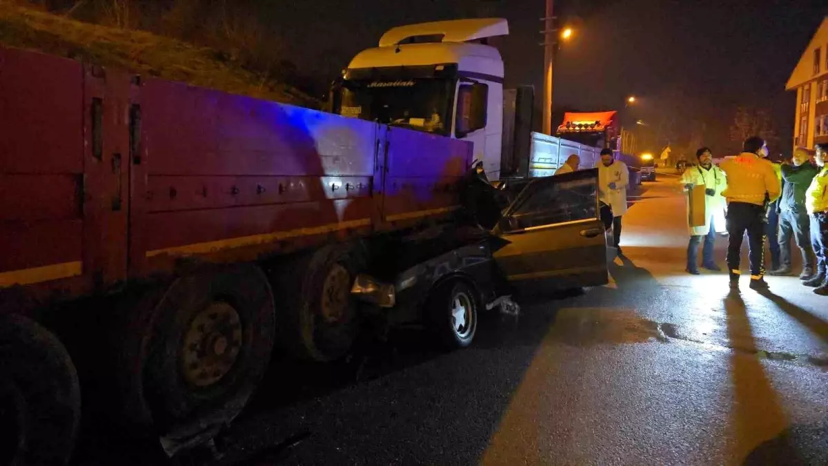 Alkollü Sürücünün Kazası: 2 Yaralı