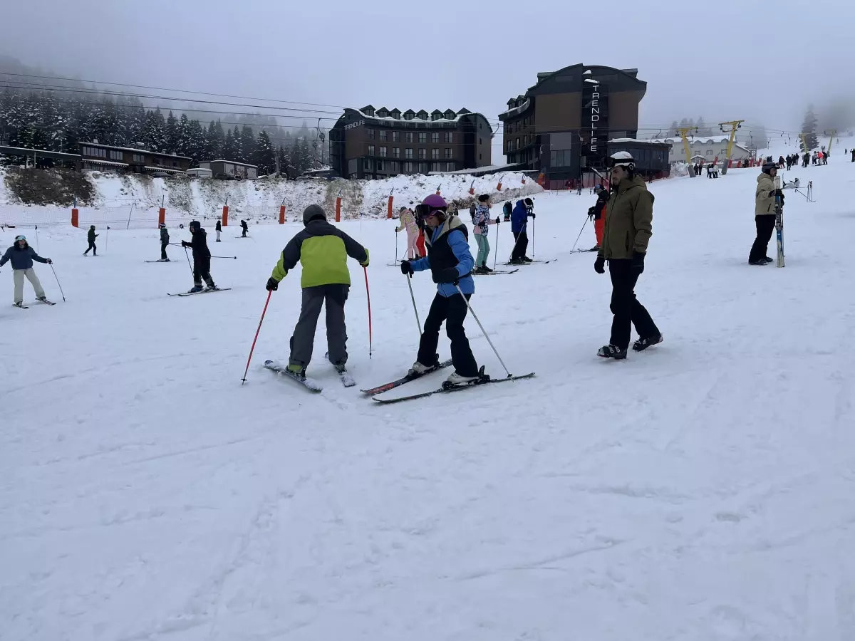 Uludağ\'da Sömestir Yoğunluğu