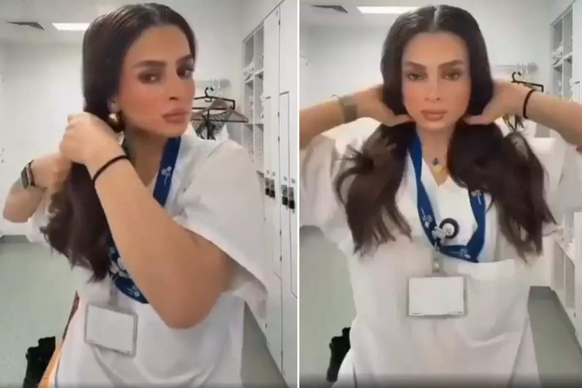 Bir hemşire daha DEM Parti\'nin eylemine destek verdi! Boynundaki kolye dikkat çekti