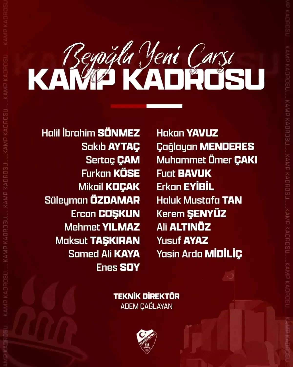 Elazığspor İstanbul\'a Gidiyor