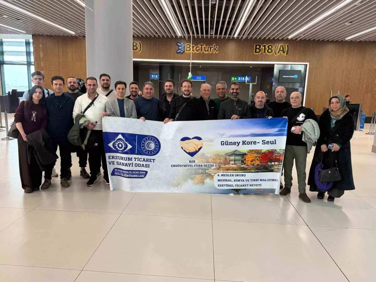 Erzurum\'dan Güney Kore\'ye Medikal Heyeti