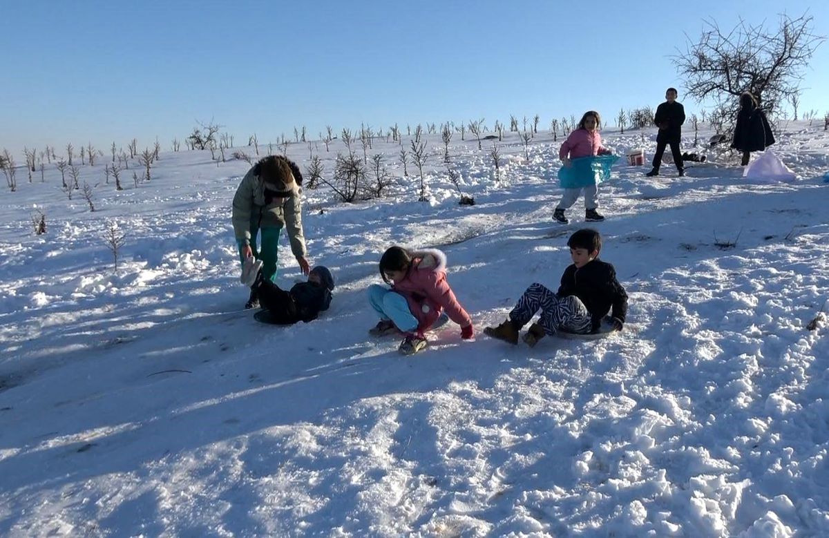 Gaziantep\'te Kar Eğlencesi