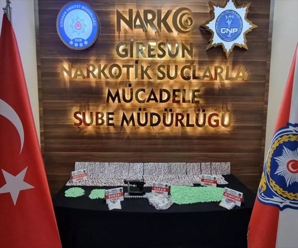 Giresun\'da Uyuşturucu Operasyonu: 3 Zanlı Tutuklandı