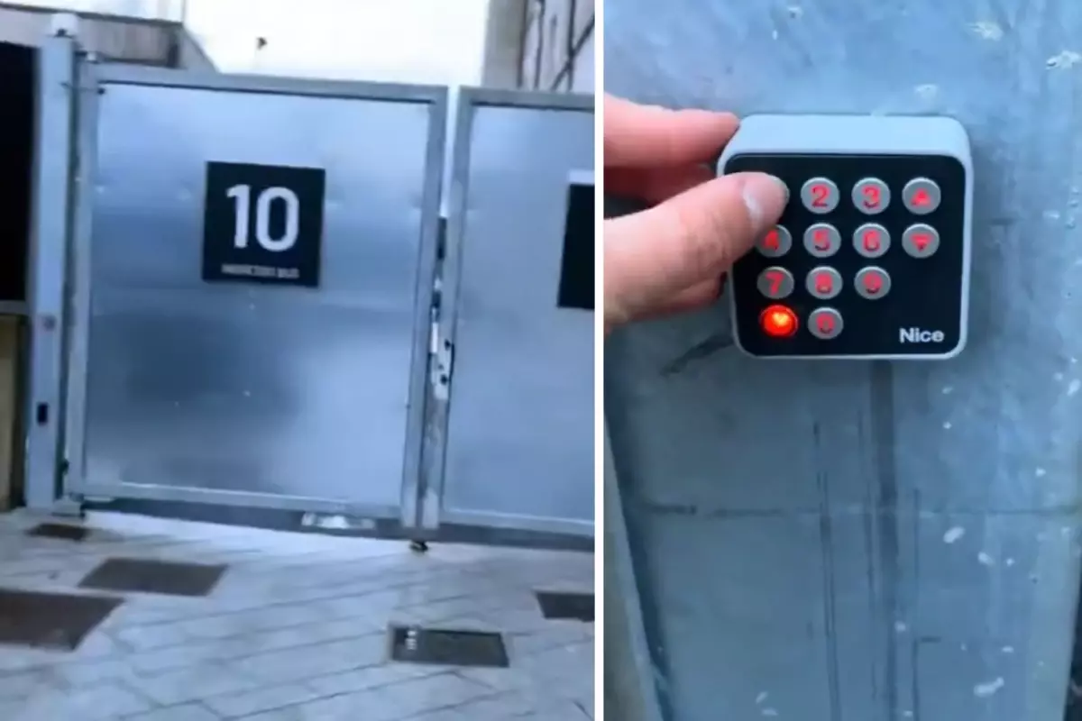 Kapı şifresi bomba! Elini kolunu sallayarak stada girdi