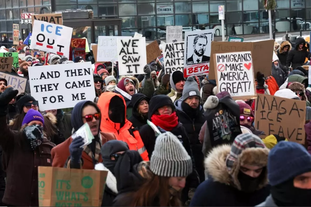 Minneapolis\'te Pretti için Gösteriler