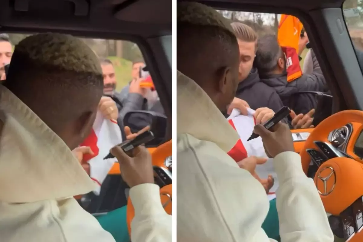 Bir saniye bile düşünmedi! Osimhen\'den alkış alan hareket 