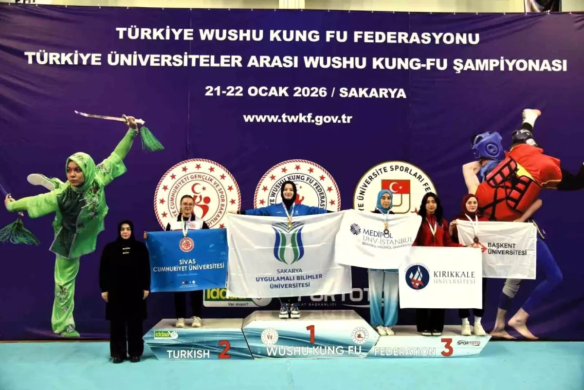 SUBÜ Wushu Takımı Türkiye Şampiyonu