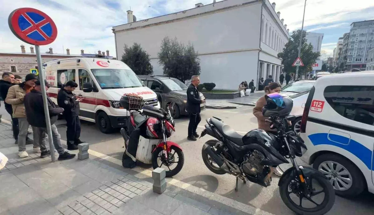 Samsun\'da Motosiklet Kazası: 2 Yaralı