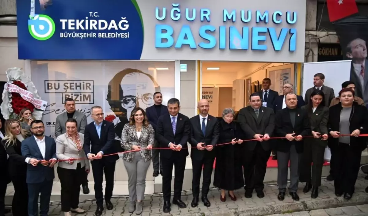 Tekirdağ\'da Uğur Mumcu Basınevi açıldı