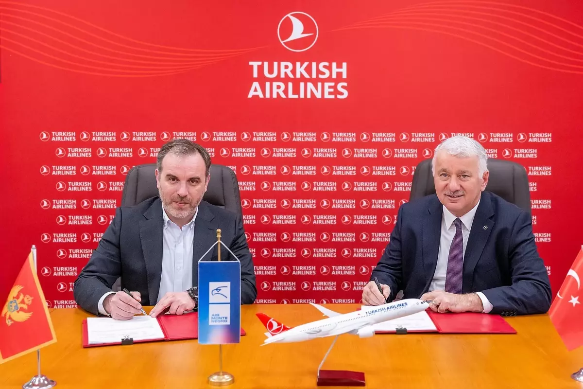 THY ve Air Montenegro Arasında Anlaşma