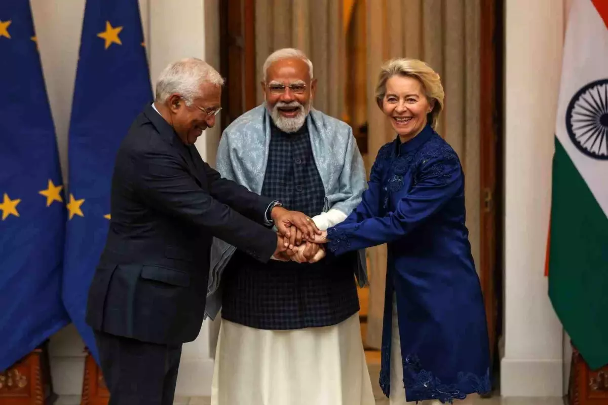 AB ve Hindistan\'dan Tarihi Ticaret Anlaşması