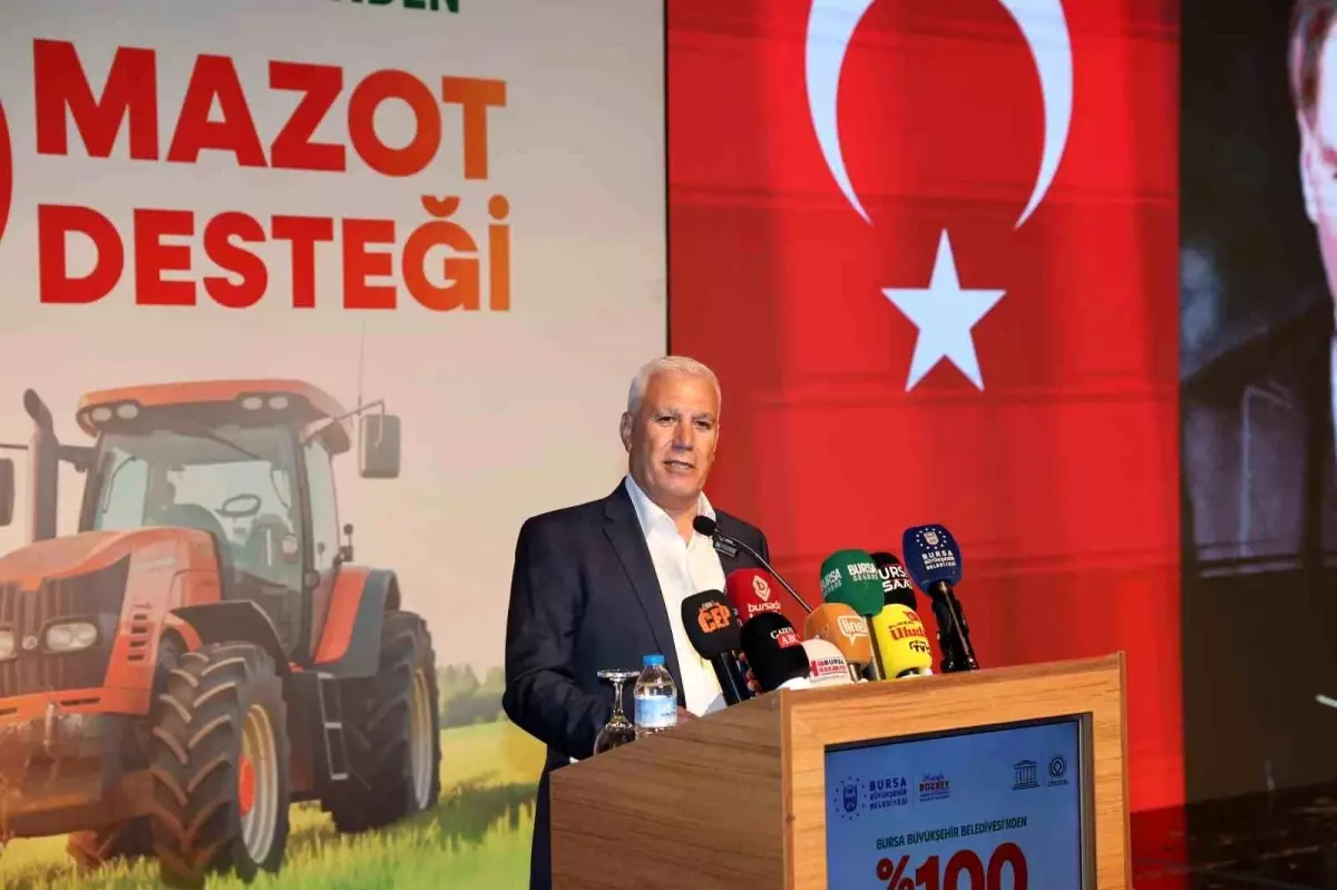 Bursa Büyükşehir mazot desteğini 5 bin liraya yükseltti