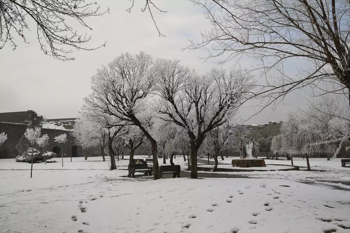 Diyarbakır\'da Soğuk Hava Etkili