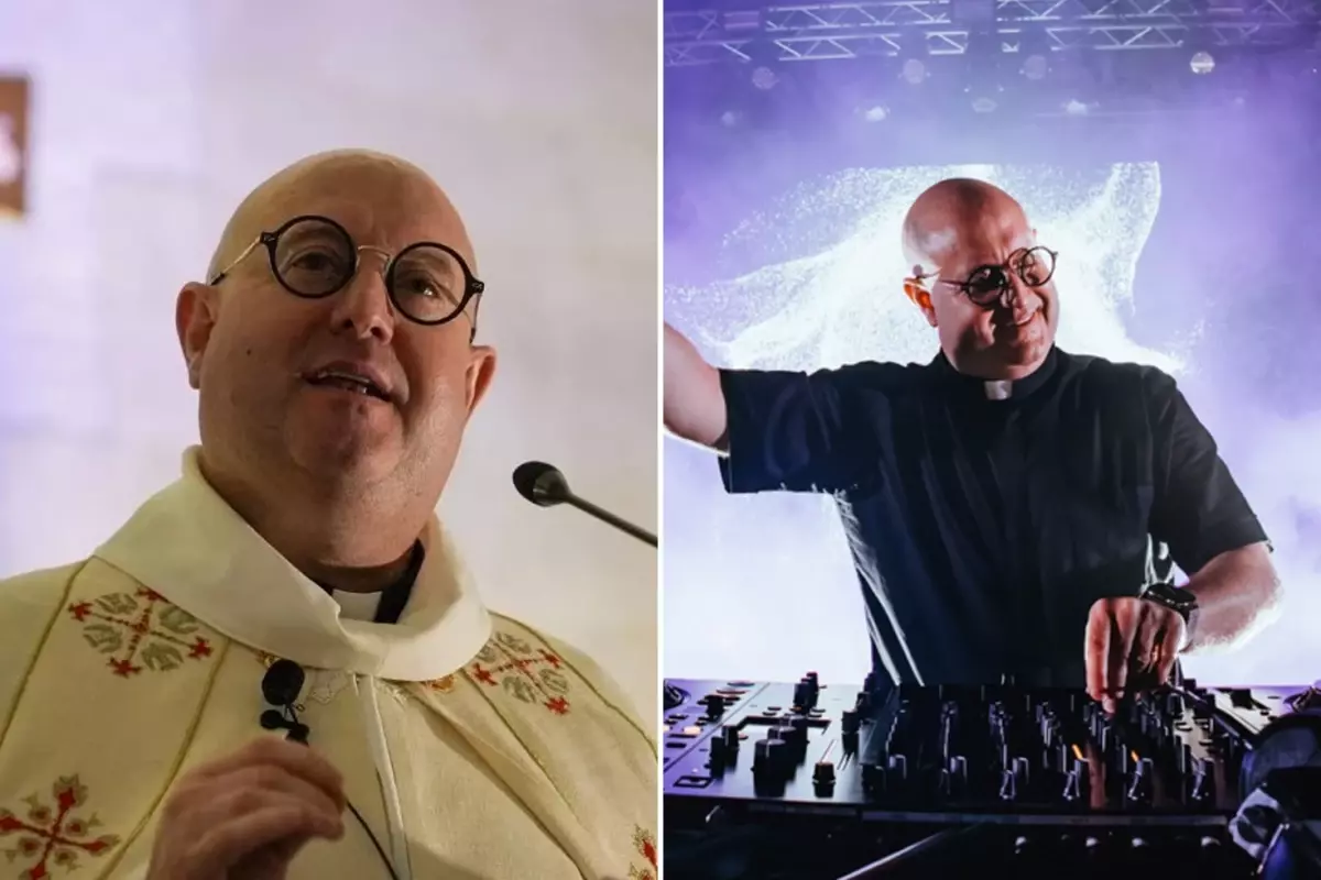 Gündüz kilisede ayin yönetiyor, gece partide DJ\'lik yapıyor